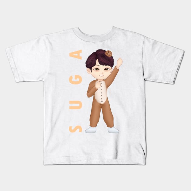 Anpanman Suga Kids T-Shirt by seventhdemigod
